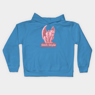 Pink Goth Goyle Kids Hoodie